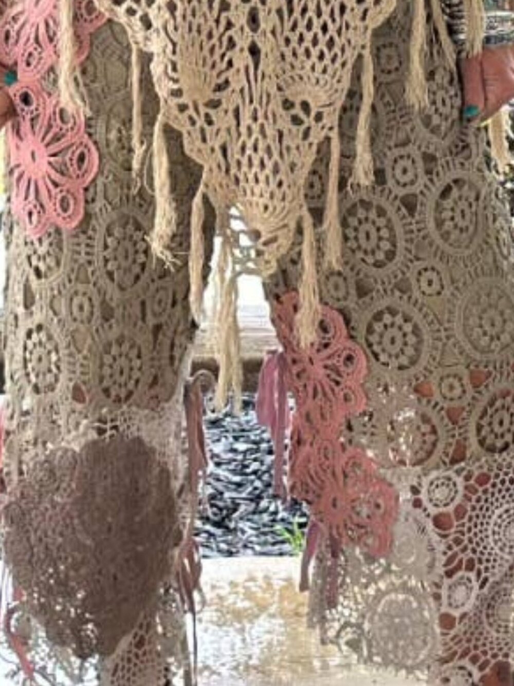 New Jaded Gypsy Endless Love Crochet Pants - Picture 4 of 4